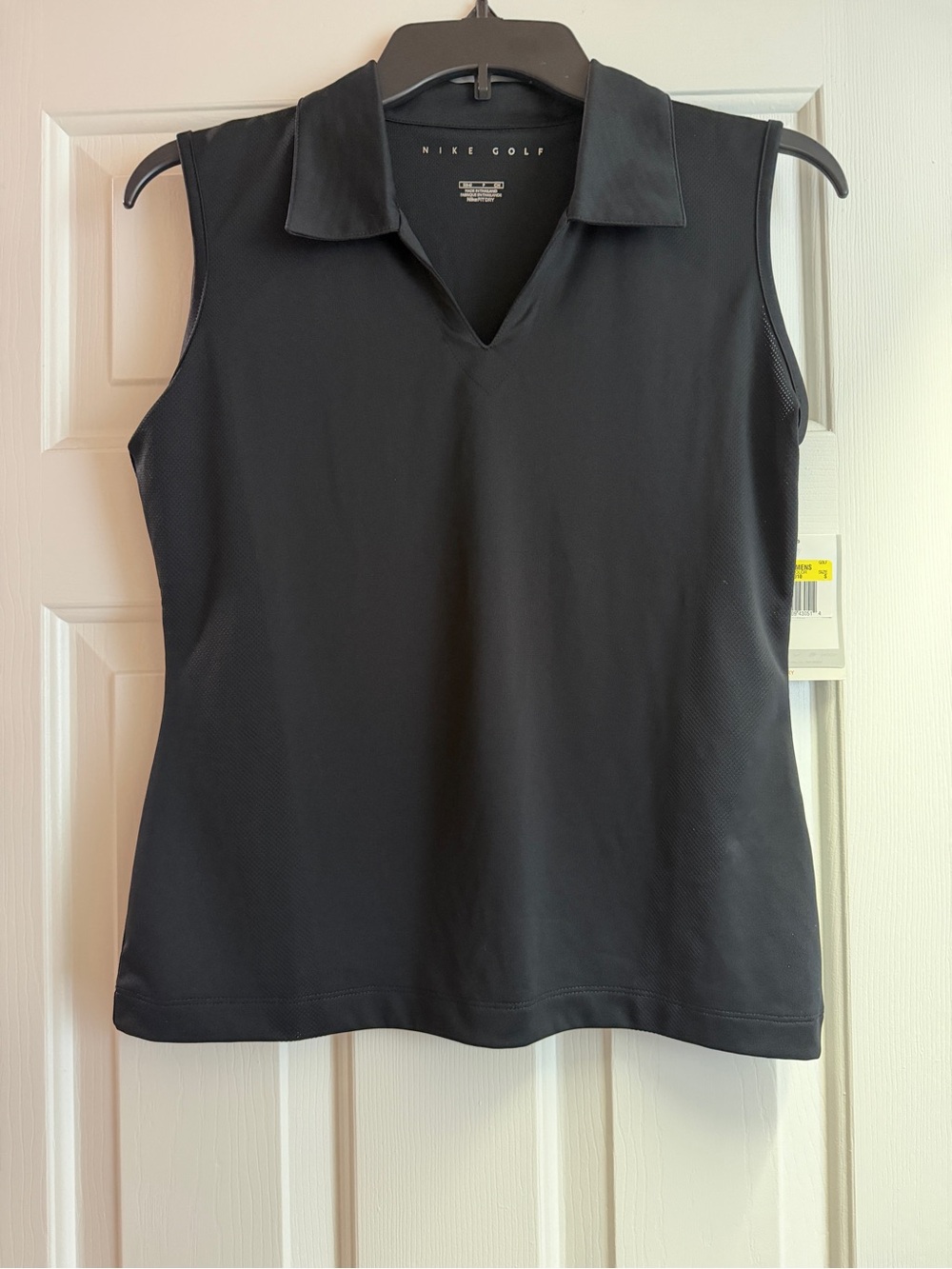 Nike Women’s Black Sleeveless Golf Polo Tank